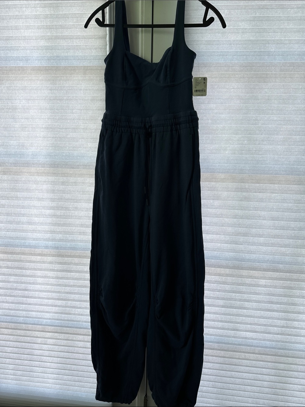 Free People Movement Blue Sleeveless Jumpsuit with Drawstring Waist - Picture 5 of 5